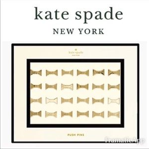 🆕♠️KATE SPADE 24 BOW 🎀PUSH PINS